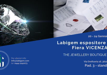 LabiGem tra gli espositori della Fiera Vicenzaoro | The Jewellery Boutique Show. A Vicenza dal 20 al 24 gennaio 2023